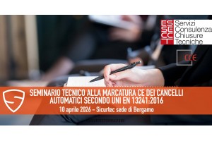 Cancelli Automatici: Marcatura CE secondo UNI EN 13241:2016